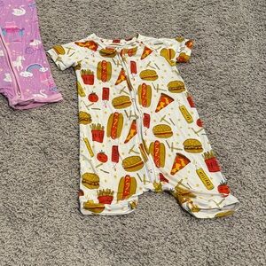 Fast foodie little sleepies shorty